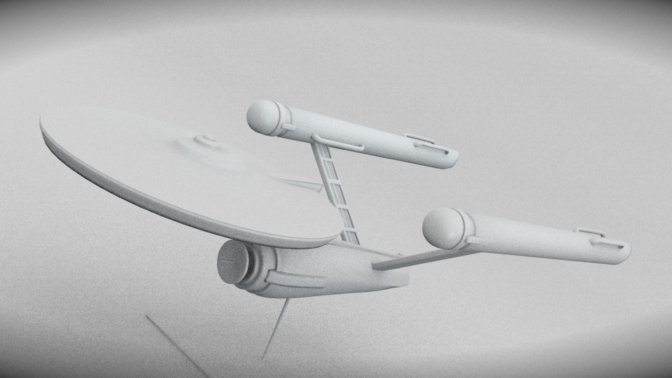 Lowpoly Star Trek Enterprise preview image 1